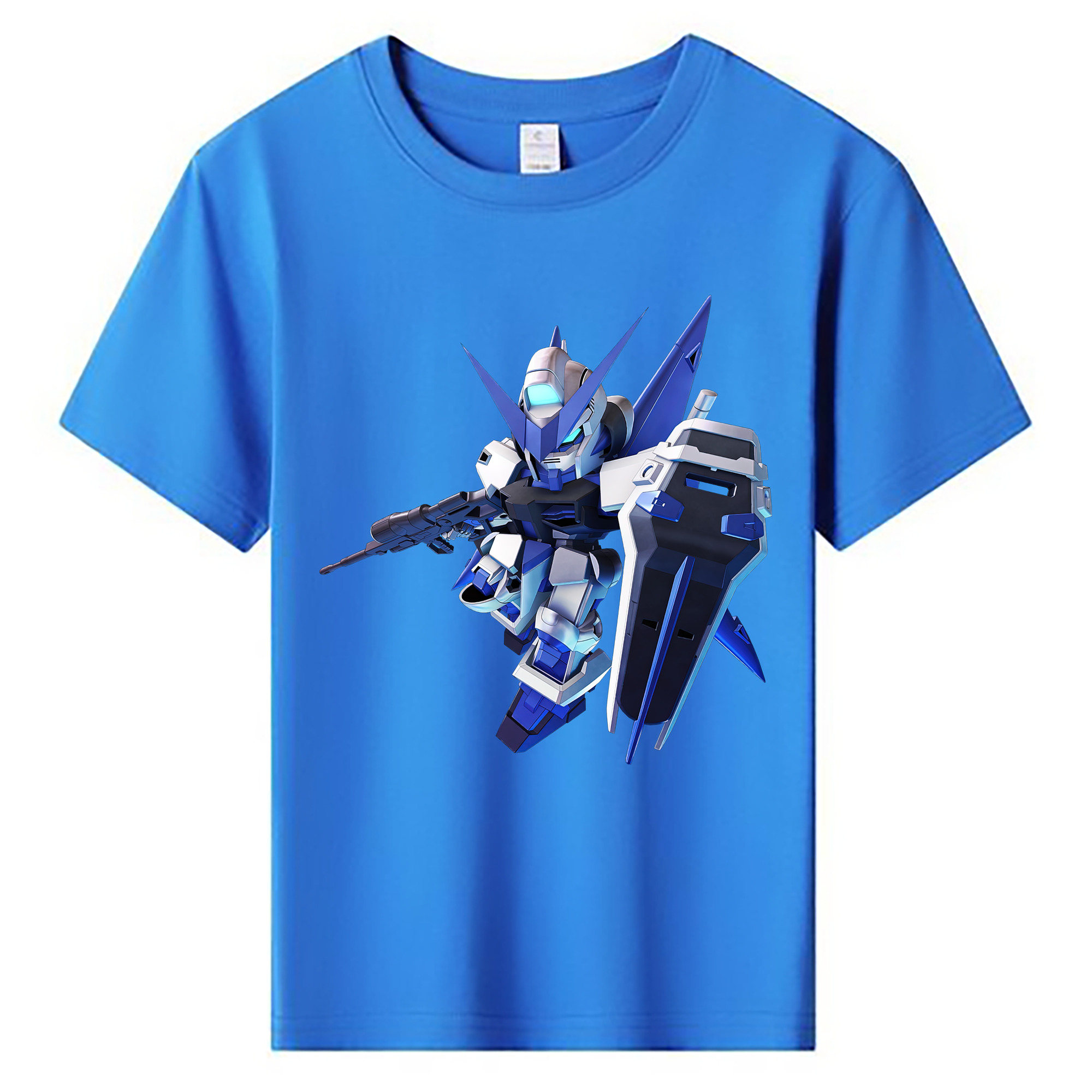 （画像用） 機動戦士ガンダム Mobile Suit Gundam 綿100％キッズTシャツ（フロントプリント）
